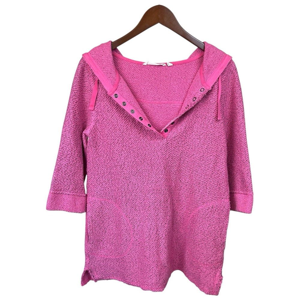 Soft Surroundings Cozumel Snap Hoodie S